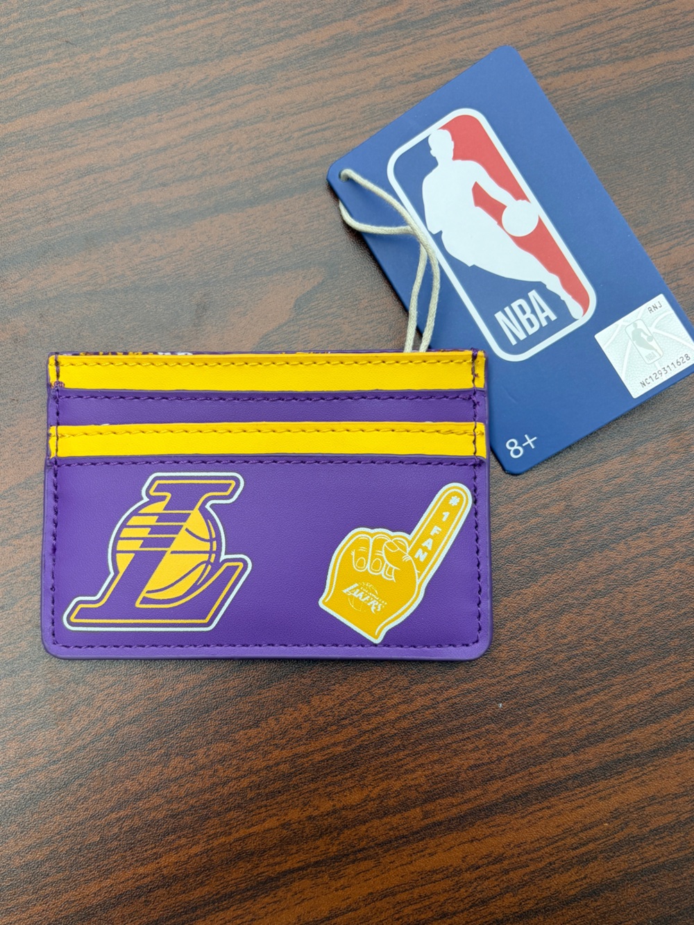 Loungefly NBA Los Angeles Lakers Patch Icons Card Holder NWT